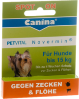 PETVITAL Novermin flüssig f.Hunde bis 15 kg